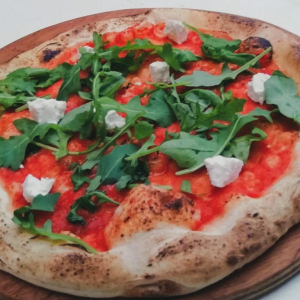 Goats Cheese, Caramelised Onion & Rocket