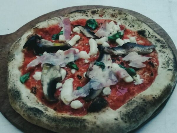 Pancetta & Mushroom Pizza